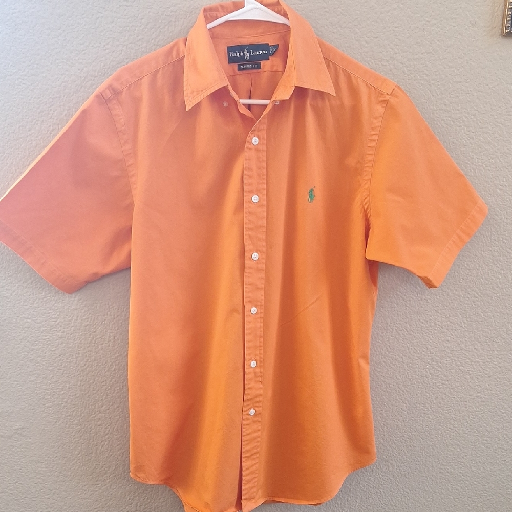 Ralph Lauren Bright Orange Casual Shirt